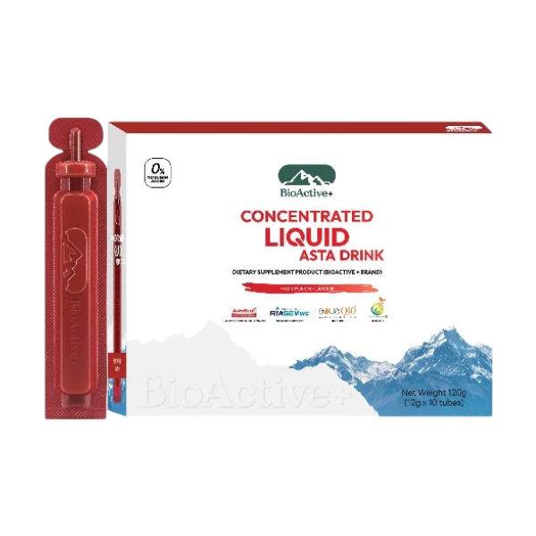 Concentrated Liquid Asta Drink, fruit punch flavor 120g (1 box, 10 tubes)