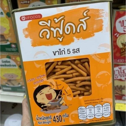 Mini biscuit tin, chicken feet, 5 flavors, 430g