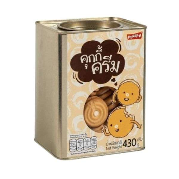 Biscuit tin, cream cookies, 430g