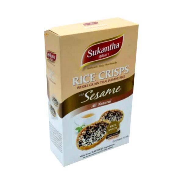 Sesame-Topped Rice Crackers, Box 70g