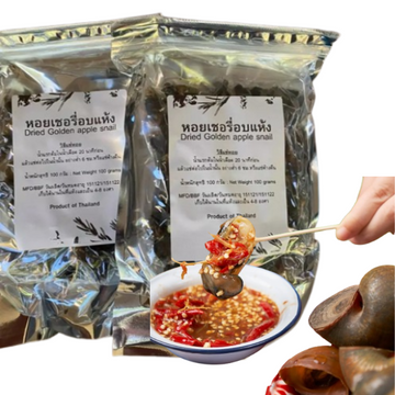 หอยเชอรี่อบแห้ง 100g