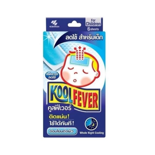 Fever-reducing gel sheets for children, boxed, 100g ( 6 sheets )