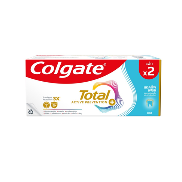 Total Active Fresh Toothpaste 110g Pack2