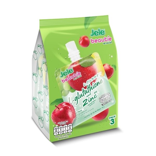 Apple jelly + L-glutathione, zinc 140g ( pack of 3 )