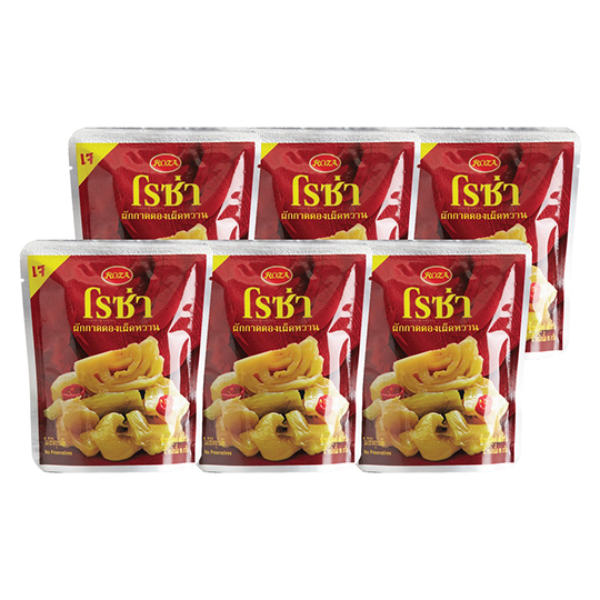 Sweet and spicy pickled mustard greens 145g Pack of 6