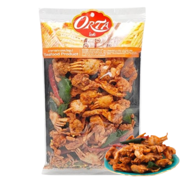 Crispy herb-seasoned small crab (ready to eat) 150g