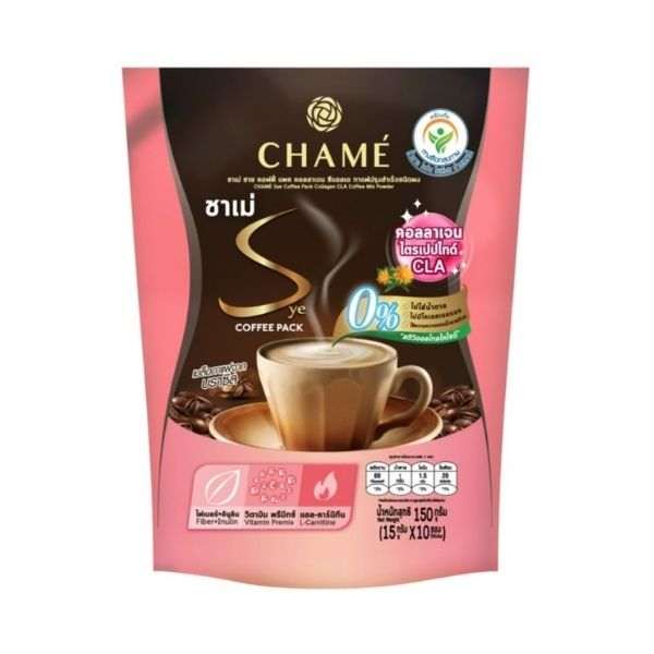 กาแฟปรุงสำเร็จชนิดผง สูตรคอลลาเจนจากชาเม่ 150g