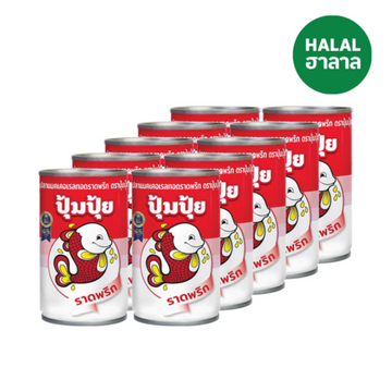 แมคเคอเรลทอดราดพริก 155g แพ็ค 10