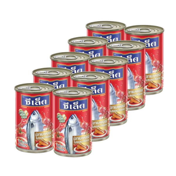 Mackerel in tomato sauce with pull-tab lid 155g (Pack of 10)