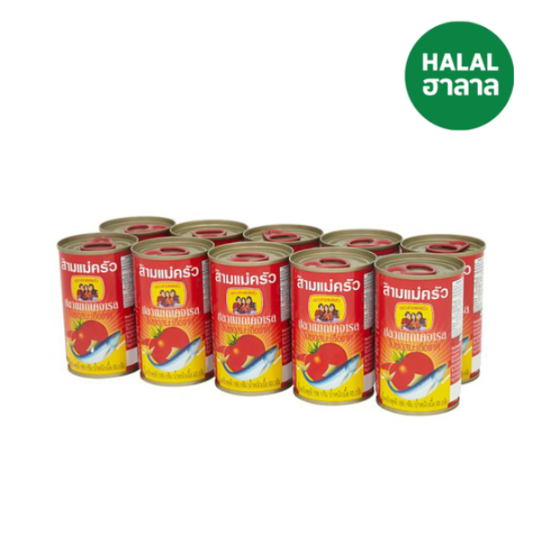 Mackerel in tomato sauce, pull-tab can 155g ( pack of 10 )