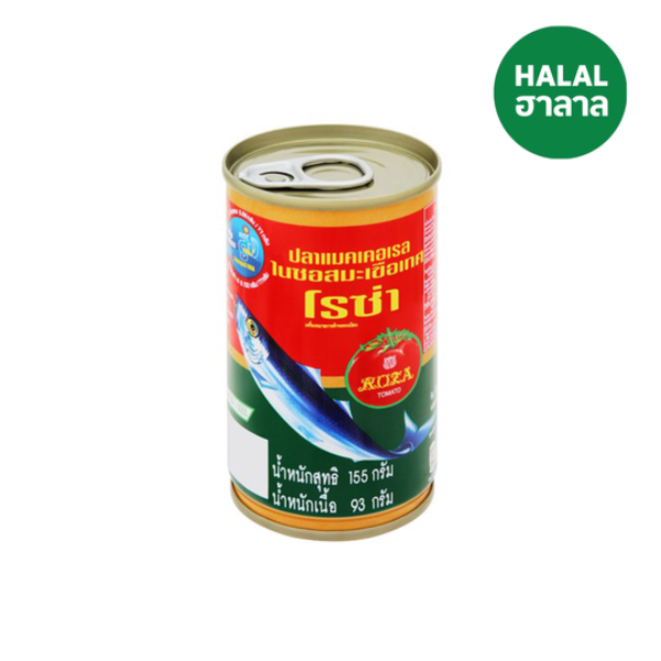 Mackerel in tomato sauce, pull-tab can 155g