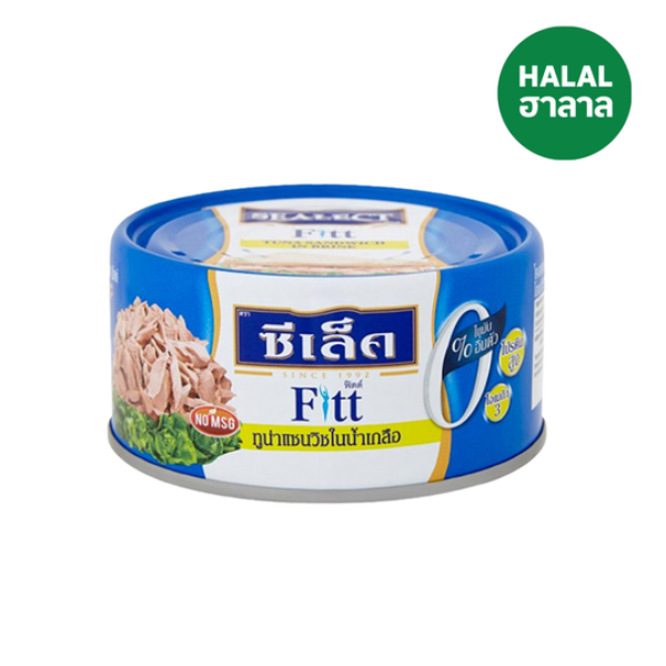 ฟิตต์ทูน่าแซนวิชน้ำเกลือ 165g