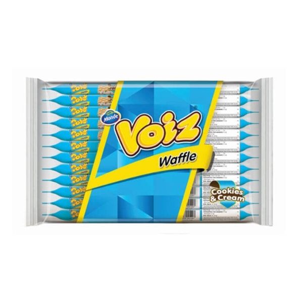 Cookies and cream crunch wafer 19g ( pack of 12 pieces )