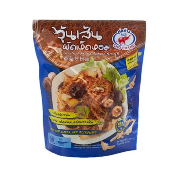 Stir-fried glass noodles with shiitake mushrooms 85g