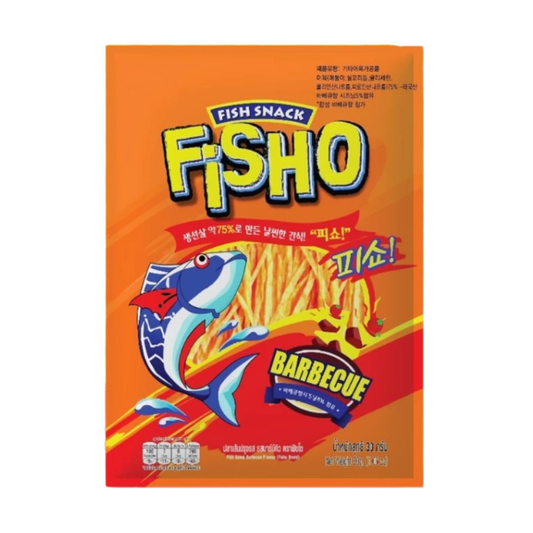 Seasoned Fish Snack, Barbecue Flavor 30g