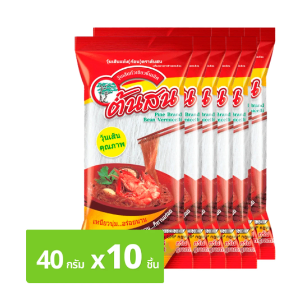 วุ้นเส้น 40g แพ็ก 10