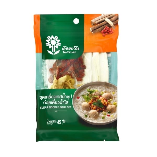 Clear noodle soup seasoning spice set 45g