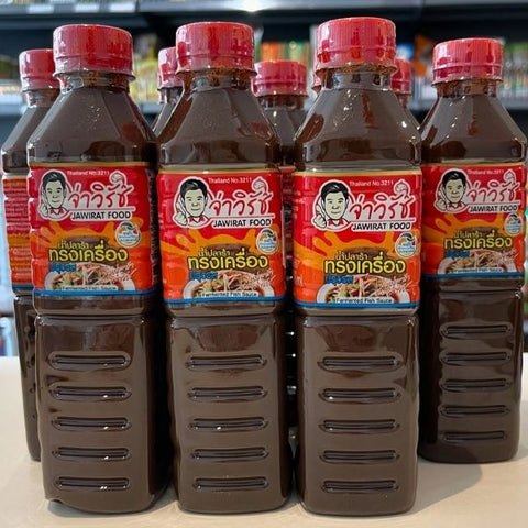 Seasoned cooked fermented fish sauce, special recipe, red cap, 400ml (case of 12 bottles)