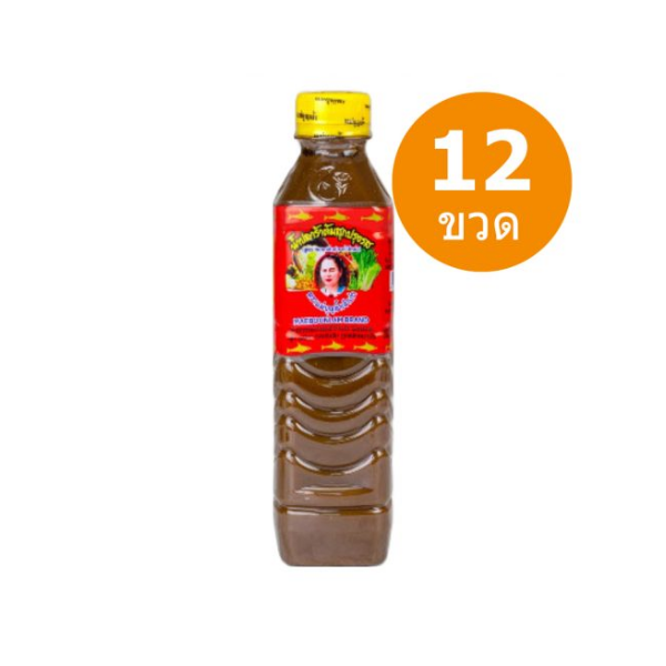 Seasoned cooked fermented fish sauce, yellow cap, 400ml (case of 12 bottles)