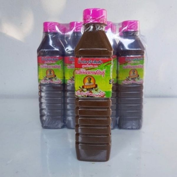 Cooked and seasoned fermented fish sauce, pink cap 400ml (12-bottle case)