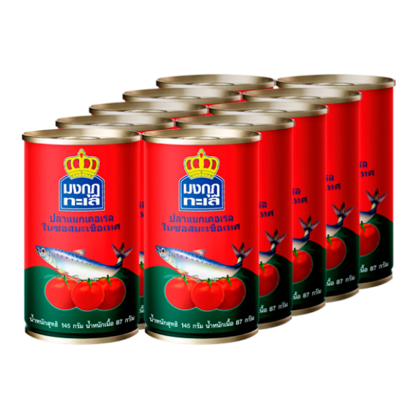 Mackerel in tomato sauce 145g (Pack of 10)