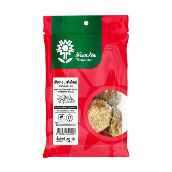 Large dried shiitake mushrooms 65g