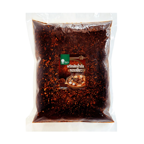 Stir-fried chilies with fried garlic in oil 500g