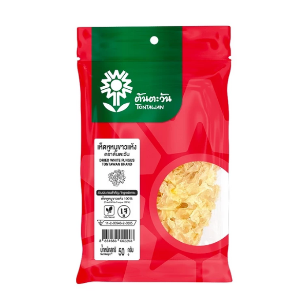 เห็ดหูหนูขาวแห้ง 50g