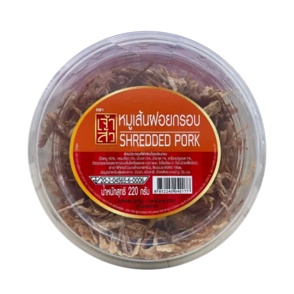 หมูเส้นฝอยกรอบ (กระปุก) 220g