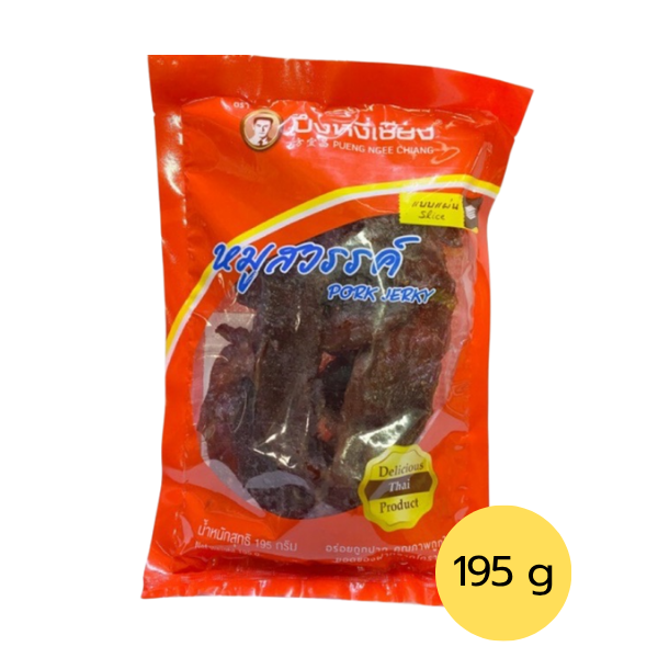 Sheet-style sweet pork jerky 195g