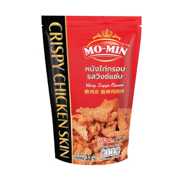 Spicy Wing Zaab-flavored crispy chicken skin 33g