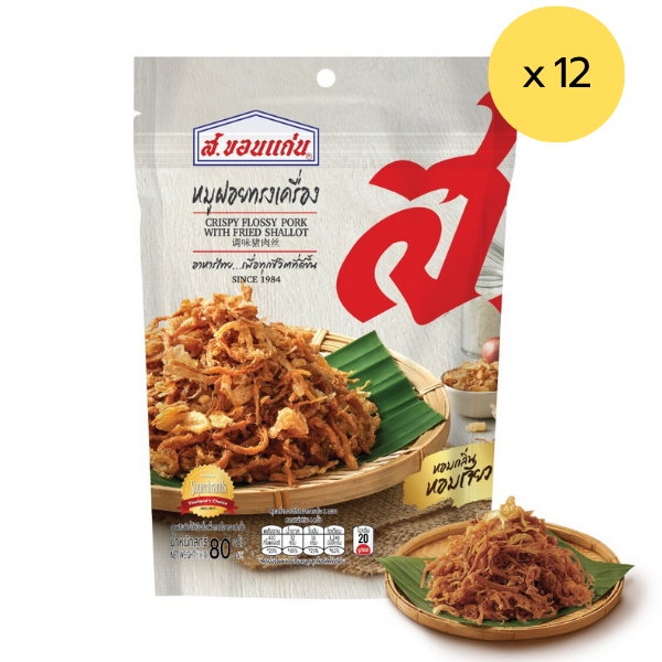 Seasoned shredded pork 80g (Pack of 12)