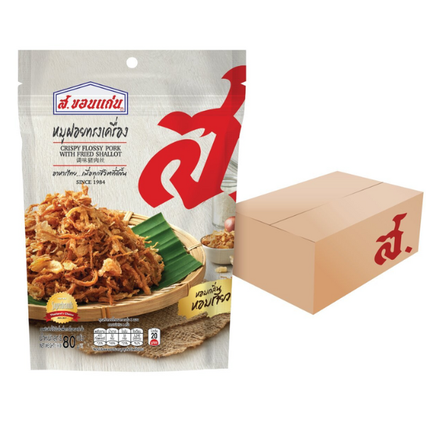 หมูฝอยทรงเครื่อง 80g ( แพ็ค 12 )