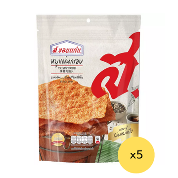 หมูแผ่นอบกรอบ 140g ( แพ็ค 5 )