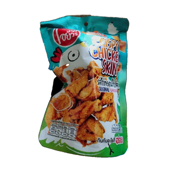 หนังไก่ทอดกรอบ รสไก่ทอดน้ำปลา 35g