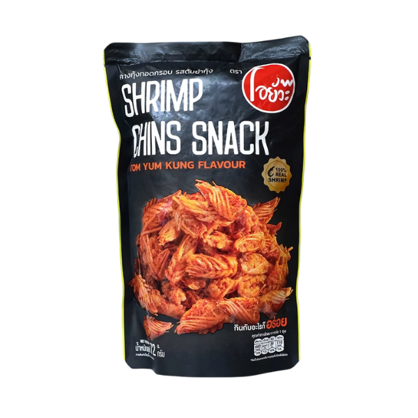 Crispy fried shrimp heads, tom yum flavor 72g
