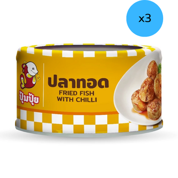 ปลาทอดรสเผ็ด 90g ( แพ็ค 3 )
