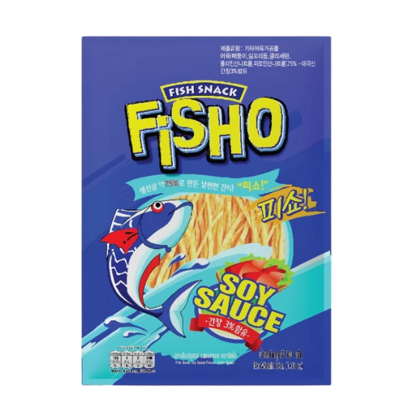 Seasoned Fish Snack, Soy Sauce Flavor 30g