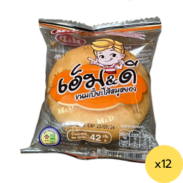 เปี๊ยะไส้หมูหยอง 42g ( แพ็ค 12 ชิ้น )