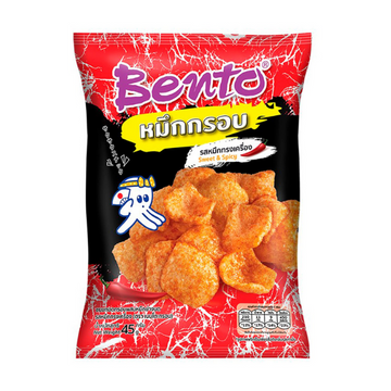 ปลาหมึกทอดกรอบ รสหมึกทรงเครื่อง 45g