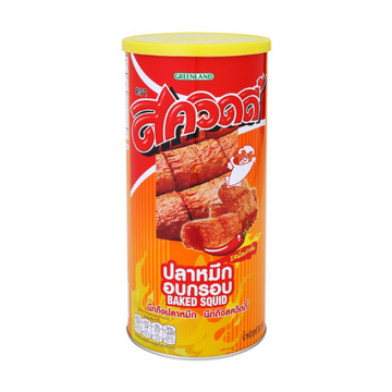 ปลาหมึกอบกรอบ รสเผ็ด 90g