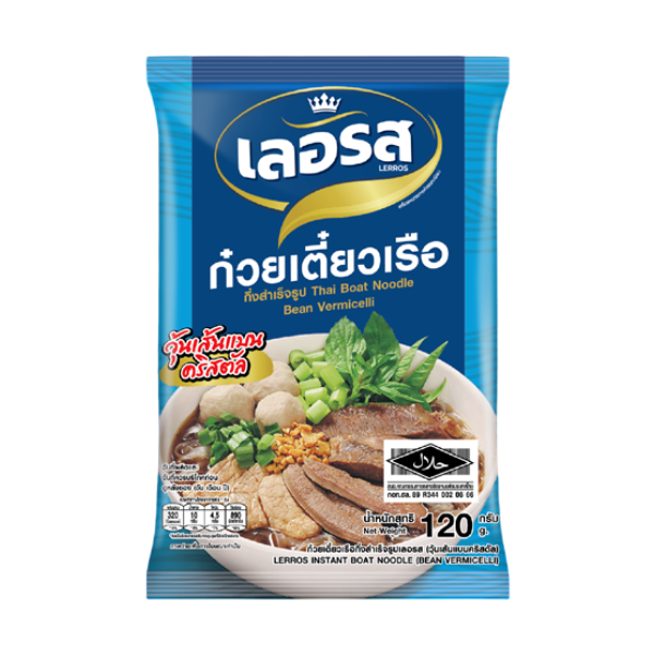 Boat Noodles, Flat Crystal Glass Noodles 120g