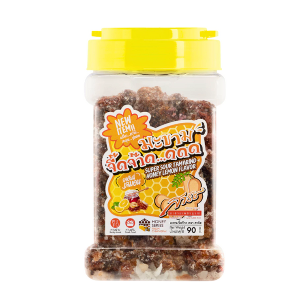 Jit Jad Tamarind, Honey Lemon Flavor 90g