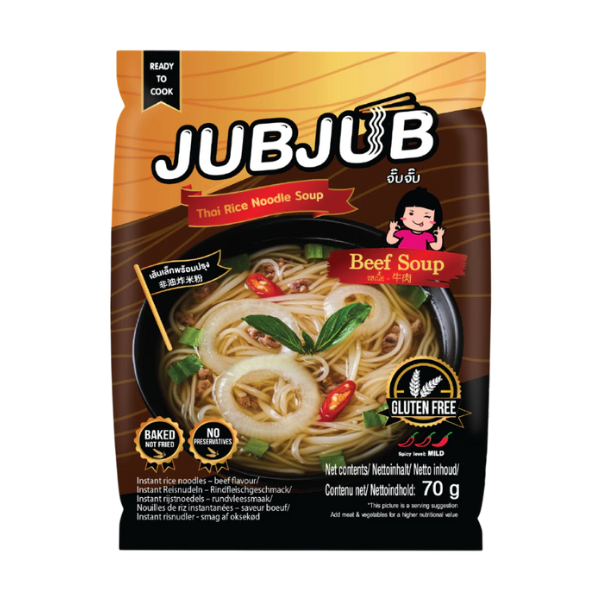 Beef soup, thin rice noodles 70g