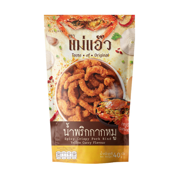 Crispy pork chili paste, stir-fried crab with curry powder flavor 40g
