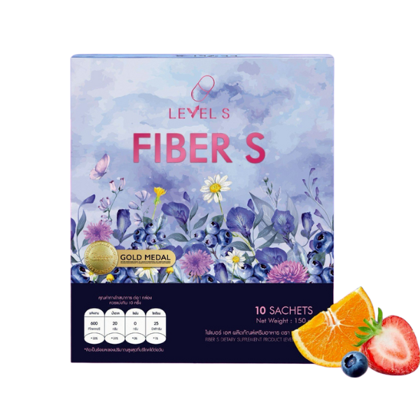 Fiber S dietary supplement 150g (1 box, 10 sachets)