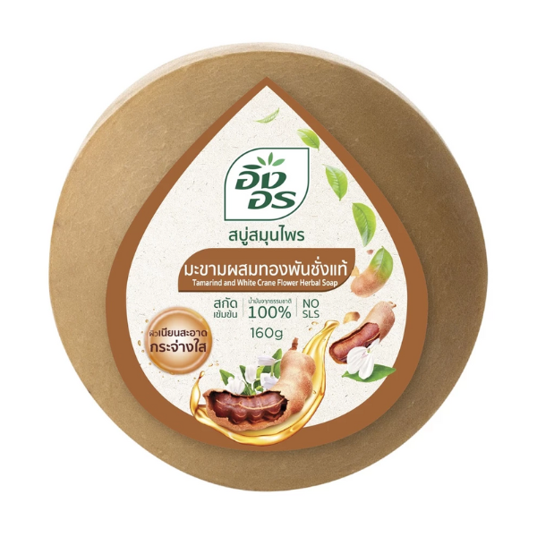 Herbal soap, tamarind blended with Thong Phan Chang 160g