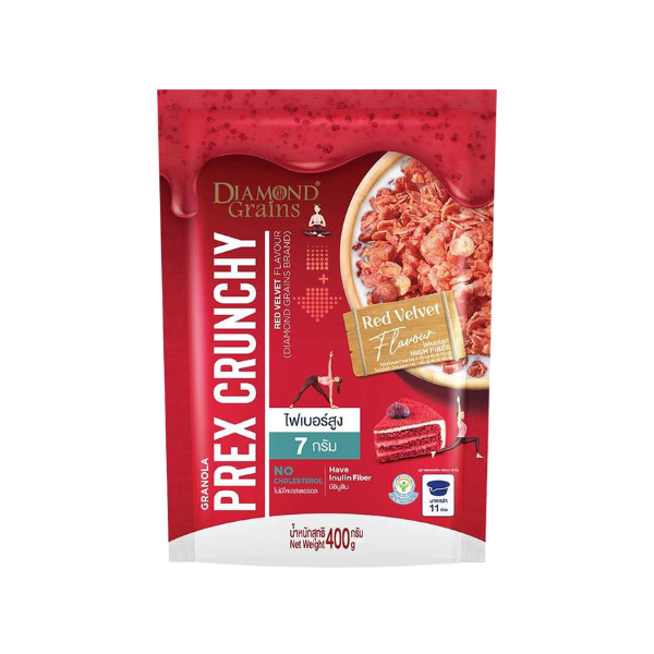 Prek’s Crunchy Granola, Red Velvet Flavor, 400g