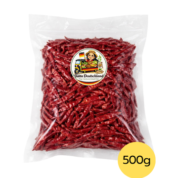 พริกจินดาแห้ง เด็ดขั้ว 500g