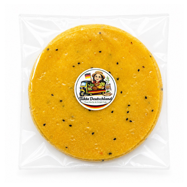 Uncooked rice crackers, pumpkin flavor 160g